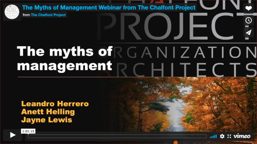 Myths of Management webinar